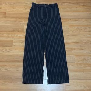 Blue stripped slacks